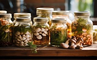 What are some delicious recipes for pickling mushrooms?